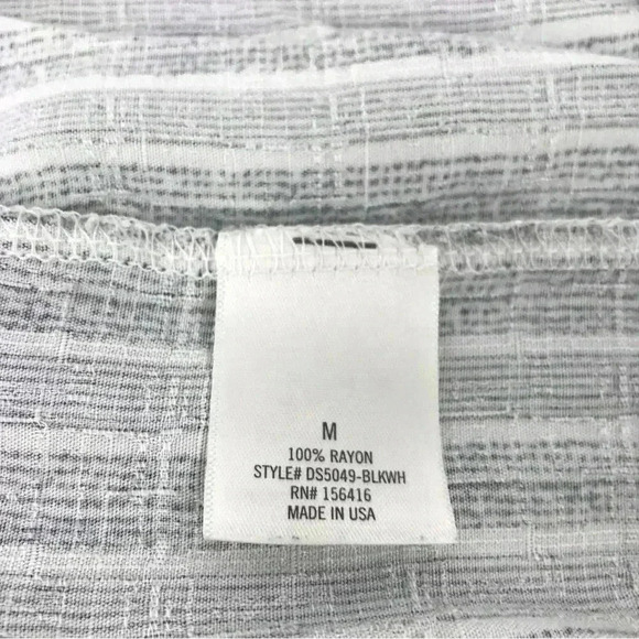 BLUE RAIN SKIRT WOMENS MEDIUM BEACH WEAR STRIPED COASTAL COTTAGE WRAP COMFORT - Picture 7 of 10